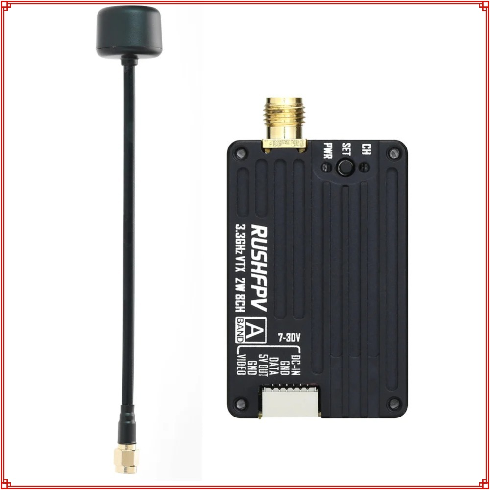 2026 New RUSHFPV 3.3G 2W VTX T - Fpv Drone Transmitter บทวิจารณ์และราคา