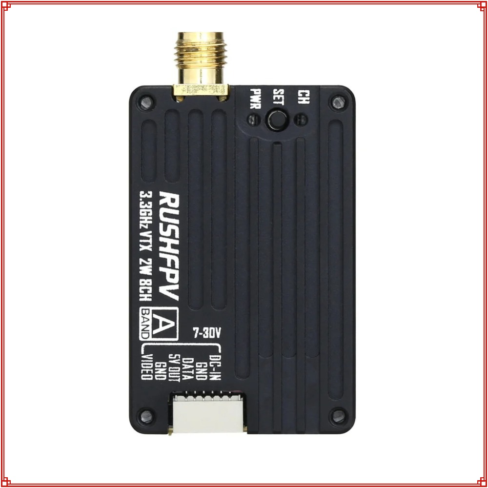 2026 New RUSHFPV 3.3G 2W VTX T - Fpv Drone Transmitter บทวิจารณ์และราคา