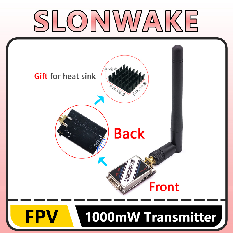 SLONWAKE  5.8G 48CH 1W VTX 100 - Fpv Drone Camera บทวิจารณ์และราคา
