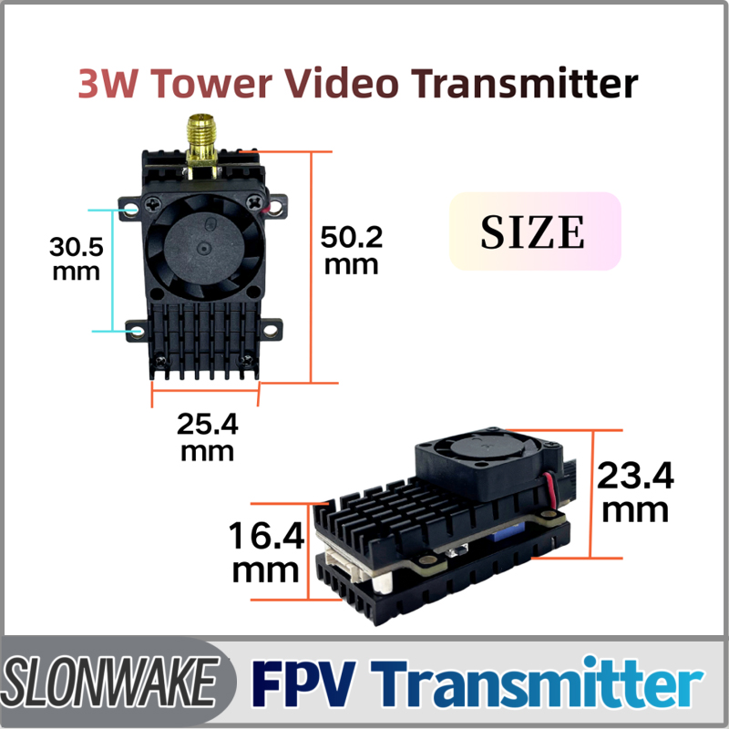 SLONWAKE 5.8G 3000mW Simulatio - Fpv Drone Receiver บทวิจารณ์และราคา