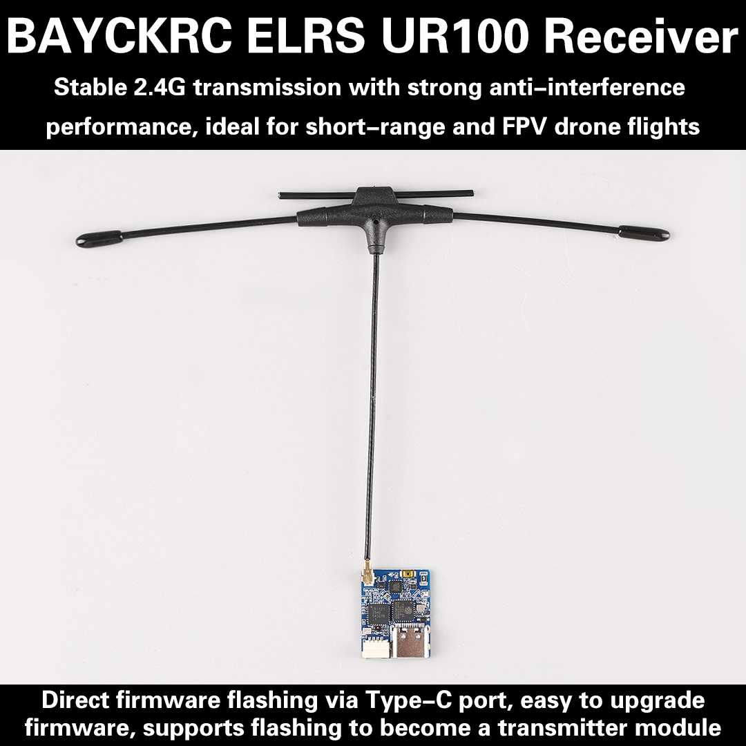 BAYCKRC UR100 ExpressLRS Dual  - Fpv Drone Frame บทวิจารณ์และราคา