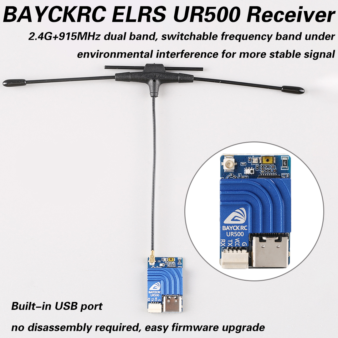 BAYCKRC UR500 ELRS RX 500mW Du - Fpv Drone Frame บทวิจารณ์และราคา
