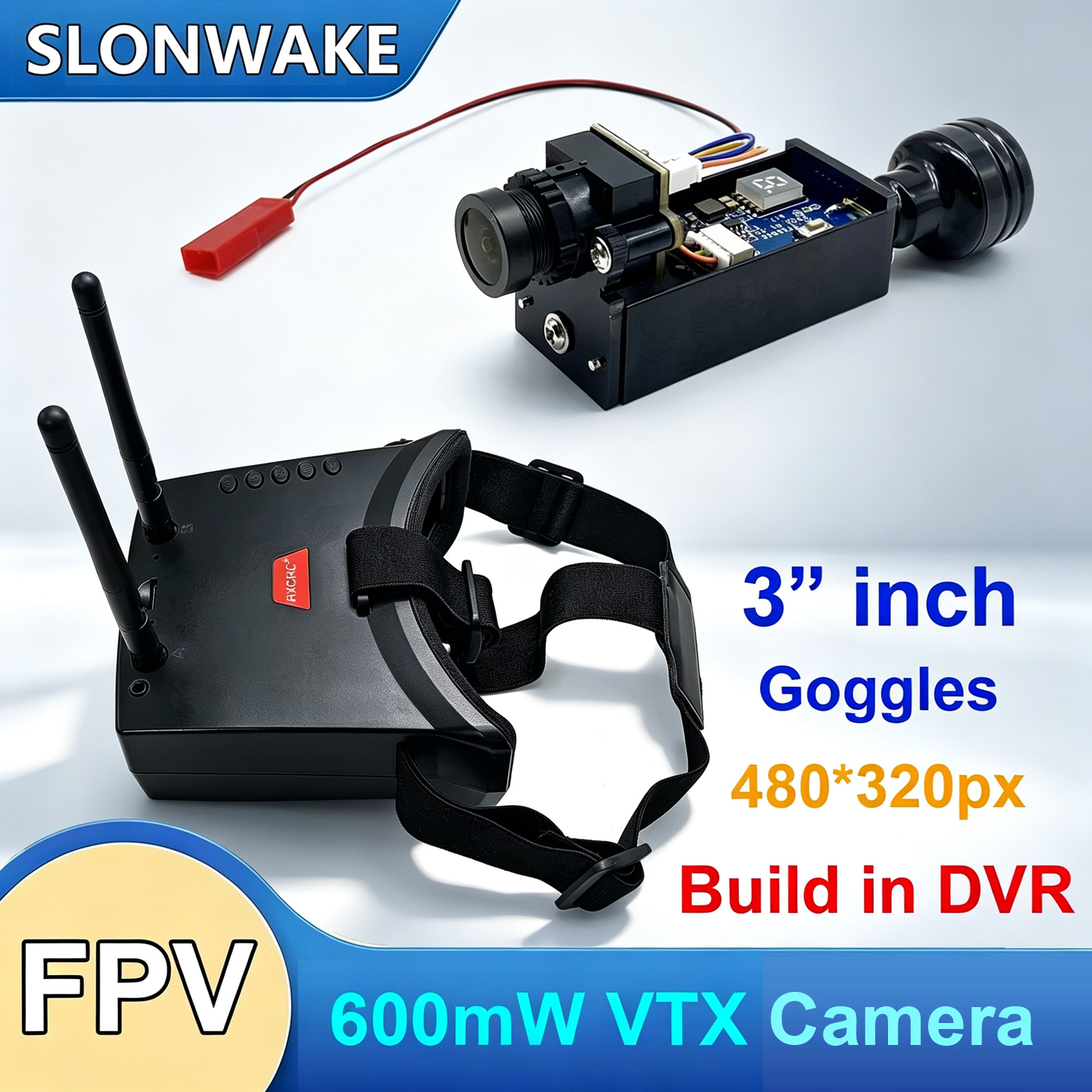 5.8G 56CH Dual Antennas FPV Go - Fpv Drone Camera บทวิจารณ์และราคา